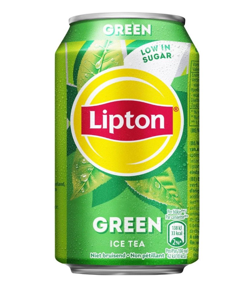 Lipton Ice Tea Pure Green Blik 24x33cl